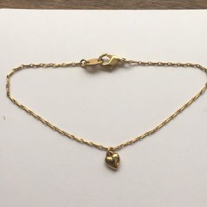 Bracelet with heart charm
